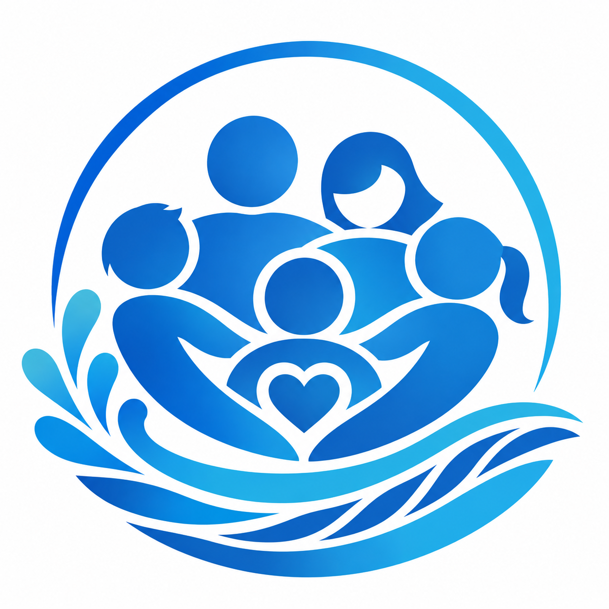 Icono de una familia acompañada